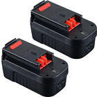 2X 18V 4800mAh Battery for Black & Decker A18 A1718 A18NH A18E FS180BX Firestorm