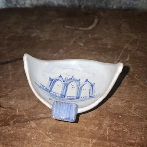 Portugal Pottery Ceramic Ashtray S Miguel Ponta Delgada the Three Arches - Imagen 1 de 3