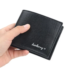 RFID Slim Front Pocket Wallets For Men Leather Credit Card Mens Bifold Wallet - Picture 1 of 8