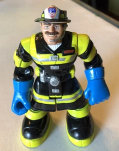 FISHER PRICE RESCUE HEROES CITY OF NEW YORK 6” FIRE FIGHTER FIGURE 2002 FDNY - Imagen 1 de 4