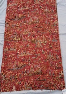Brunschwig & Fils 3 1/4 Yds Chinoiserie asiatisches Motiv Home Dec Polsterstoff - Bild 1 von 6