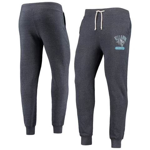 Men's Alternative Apparel Navy Villanova Wildcats Dodgeball Tri-Blend Pants Cover