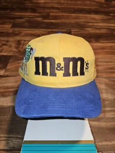 Vintage Rare Ken Schrader M&M Candy Promo Nascar Racing Hat Cap Vtg Snapback  - Picture 1 of 12