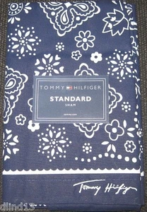 Tommy Hilfiger Jack Navy Standard Shams - Picture 1 of 1