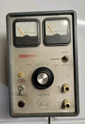 EICO Model 1064S Variable Bench DC Power Supply Charger & Battery Eliminator - Image 1 of 3
