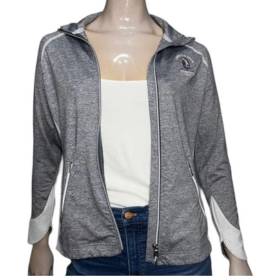 Sunice Women’s Size S Gray & White Esther Superlitefx Stretch Zip Up Jacket - Image 1 of 4
