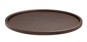 Contempo Brown 14 Inches Round Serving Tray With 1.5 Inches Rim - Picture 1 of 1