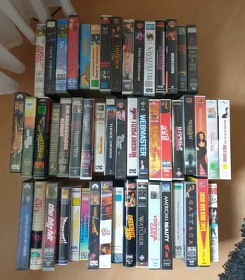 VHS-Sammlung, Konvolut, Videokassetten, 51 Stück, FSK18, komplett - Bild 1 von 4