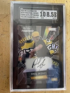 2024 Paul Skenes Wild Card Alumination 1/1 Auto ACYP-PS2A Comix - Picture 1 of 2