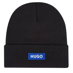 HUGO BOSS Erwachsene Strick Beanie Mütze Winter Wärme Outdoor Elastizität Strickmütze schwarz - Bild 1 von 1