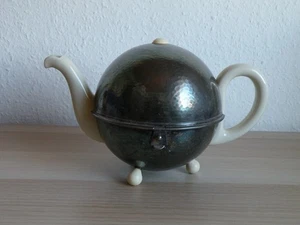 WMF JARRA AISLANTE REDONDA BAUHAUS D.R.P. Hutschenreuther plateado ART DECO - Imagen 1 de 14