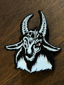 Bathory - Bathory (weiße Ziege) - Emaille Pin - Metalhead Box exklusiv - Bild 1 von 2