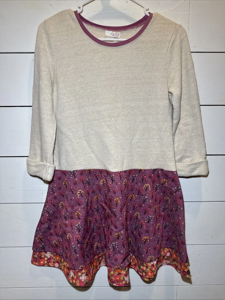 Matilda Jane 435 Niñas Cintura Caída Sudadera Vestido Manzanas y Árboles Cosecha, 14 Foto 1 de 3