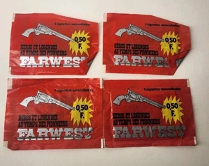 Far West Heroes and Legends Sticker Pack Late 70s 4 Packs / 20 Cards - Bild 1 von 6