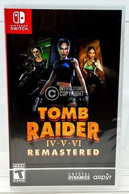 Tomb Raider IV-V-VI 4 5 6 Remasterizado - Nintendo Switch - Nuevo | Sellado de fábrica Foto 1 de 4