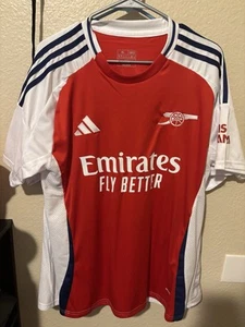 Bukayo Saka Arsenal Premier League New Men's Home Red Soccer Jersey - XL - Picture 1 of 6