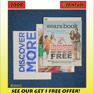 Sears Catalog - 3-30-2008 + Bag + Book - Newspapers Don't Print These Anymore! - Picture 1 of 4