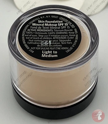 Bobbi Brown Skin Foundation Mineral Loose Makeup SPF 15 - LIGHT TO MEDIUM Rare! - Image 1 of 3