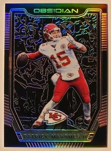 2018 Panini Obsidian /75 Patrick Mahomes II Electric Etch Purple #72 2nd Year - Picture 1 of 2
