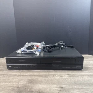 JVC DR-MV79B DVD VCR VHS Combo Recorder + Cables. No Remote - Picture 1 of 10