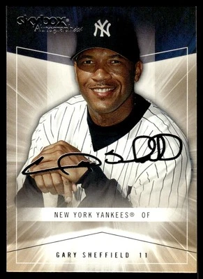 2005 SkyBox Autographics Gary Sheffield New York Yankees #60 - Image 1 of 2
