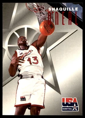Shaquille O'Neal 1996 SkyBox Texaco USA #7 USA NBA READ FREE SHIP AutographDen - Image 1 of 2