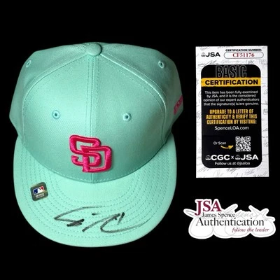 Yu Darvish Signed San Diego Padres City Connect Hat JSA COA Autograph - Image 1 of 2