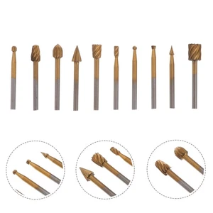 Fresadora de limas rotativas de molino eléctrico de 10 piezas herramientas para tallar madera - Imagen 1 de 12
