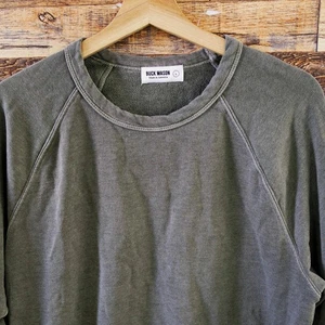Buck Mason Sweatshirt Men's Size L Relaxed Crewneck Pullover Cotton gray - Picture 1 of 8