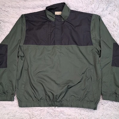 Chaqueta cortavientos Cutter & Buck para hombre XL verde bolsillos con cremallera ligera de golf Foto 1 de 4
