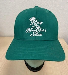 KING OF NEW YORK SLICE JOHNNY’s EMBROIDERED GREEN BASEBALL CAP HAT NWOT - Picture 1 of 3