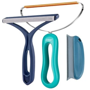 3-Pack Pet Hair Remover Lint Shaver Carpet Scraper for Clothes Couch Car Furn... - Picture 1 of 6