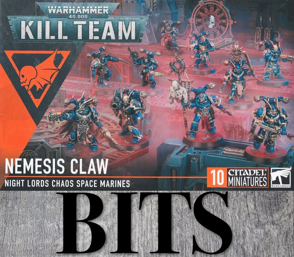Brocas de garra Warhammer 40K Kill Team Nightmare Chaos Marine NIGHT LORDS Nemesis Foto 1 de 1