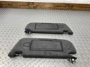 07-14 Mercedes CL63 C216 CL550 CL600 Pair LH&RH Suede Sun Visors (Designo Black) - Picture 1 of 12