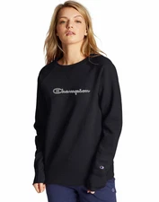 Younger Person Wearing Black Champion Sweatshirt