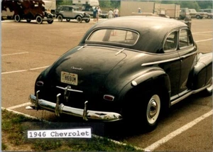 1946 Chevrolet Fleetmaster rear auto car show photo 3.5x5 FREE SHIPPING - Picture 1 of 2