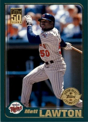 2001 Topps MLB Home Team Advantage Matt Lawton #213 - Image 1 of 2