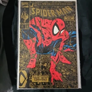 Spiderman Torment Part 1 Of 5 Gold Foil Cover - Picture 1 of 2