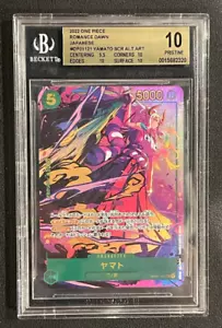 BGS10 ETIQUETA ORO 2022 UNA PIEZA #OP01121 YAMATO SCR ALT ART - Imagen 1 de 2