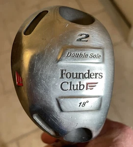 Founders Club Doubles Sole #2 Wood 18 Degree RH Steel Stiff Flex - Picture 1 of 6