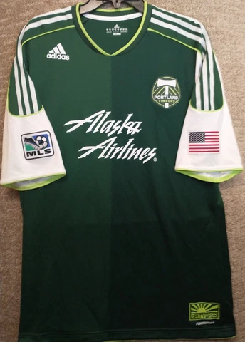 Adidas Portland Timbers 2011 Authentic Player Version Home Jersey Men Size XXL Cover