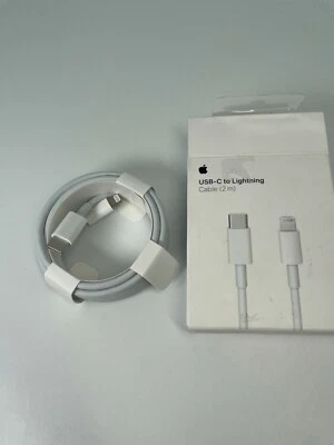 Original Cargador USB C Tipo C Cable para Apple iPhone 14 13 12 11 pro Xs XR 2M - Image 1 of 3
