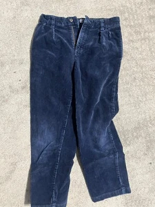 Polo Ralph Lauren Corduroy Pants Boys 10 Blue Classic Straight Old Money Preppy - Picture 1 of 5