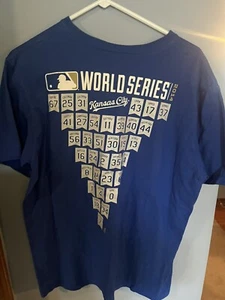 Vintage Nike Kansas City Royals 2014 World Series T-shirt, Men's Large - Picture 1 of 4
