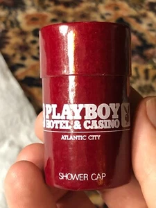Playboy Hotel & Casino - RARO CONTENITORE CUFFIA DOCCIA - VUOTO - Foto 1 di 4
