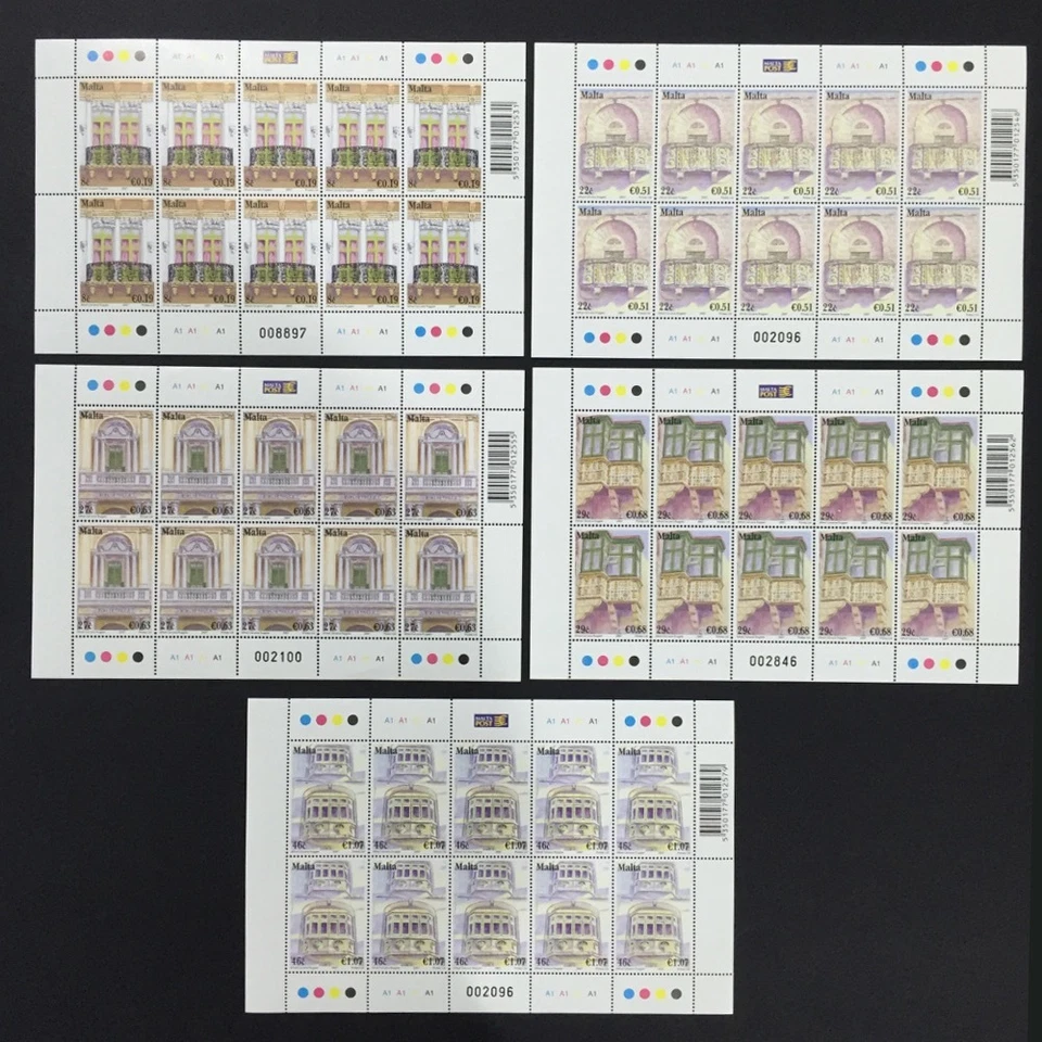 2007 Malta Maltese Balconies Sheet of 10 Stamps Unmounted Mint NH #1480 - Image 1 of 1