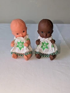 LOTTO 2 BAMBOLE FURGA PUBBLICITARIE GOLIA MINI DOLL MADE IN ITALY VINTAGE - Foto 1 di 20