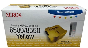 XEROX 108R00671 SOLID INK ORIGINALE GIALLO PHASER 8500/8550 MFP 3 COLORSTIX - Imagen 1 de 1