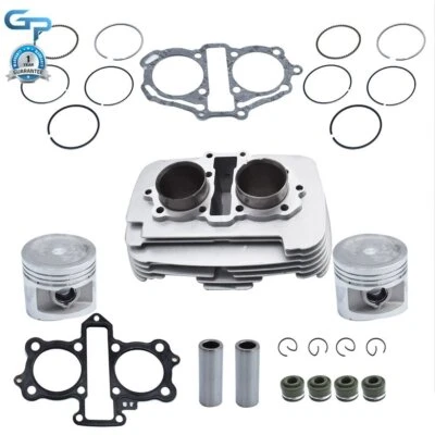 Conjunto de cilindro de motor para Honda Rebel 250 CMX250 junta de pistón de repuesto Foto 1 de 4