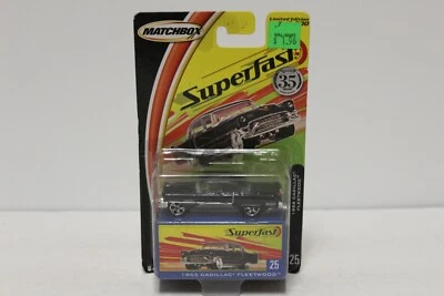 复古 全新带盒 火柴盒 SUPERFAST # 25 1955 凯迪拉克 FLEETWOOD DC424 — 第 1/4 张图片